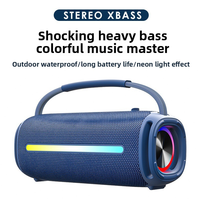 Bluetooth Speaker Waterproof - Outdoor Portable Smart Speaker Dual Speakers