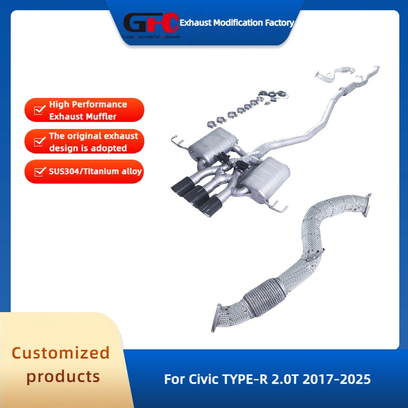 Electronics In Japan - GFC SUS304 Catback Exhaust Muffler System