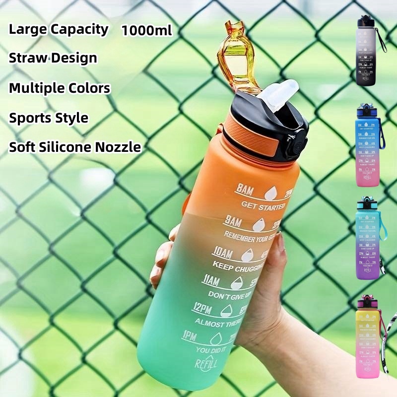 Gradient Color 1000mL Large Ca - Smart Water Bottle Tracker review and price