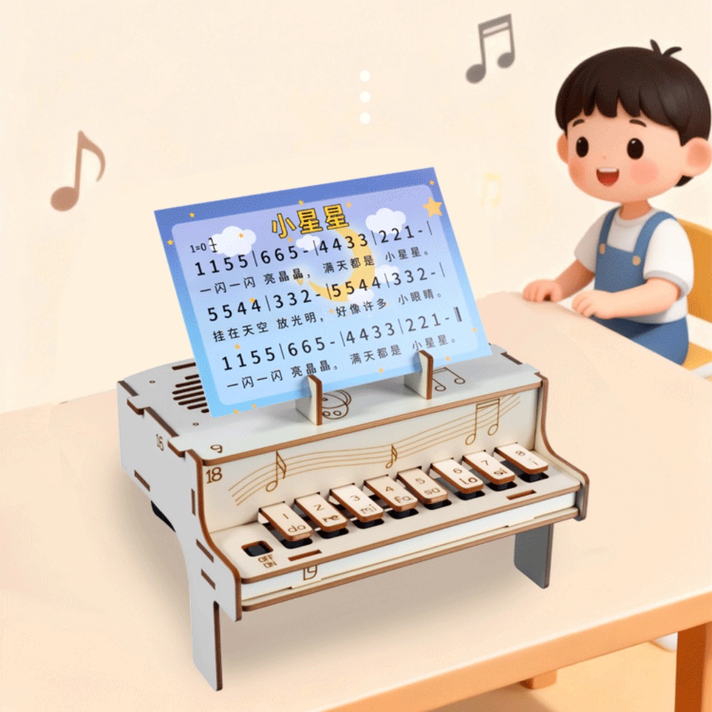 DIY Wooden Electronic Piano Mo - Diy Electronics Gadgets review and price